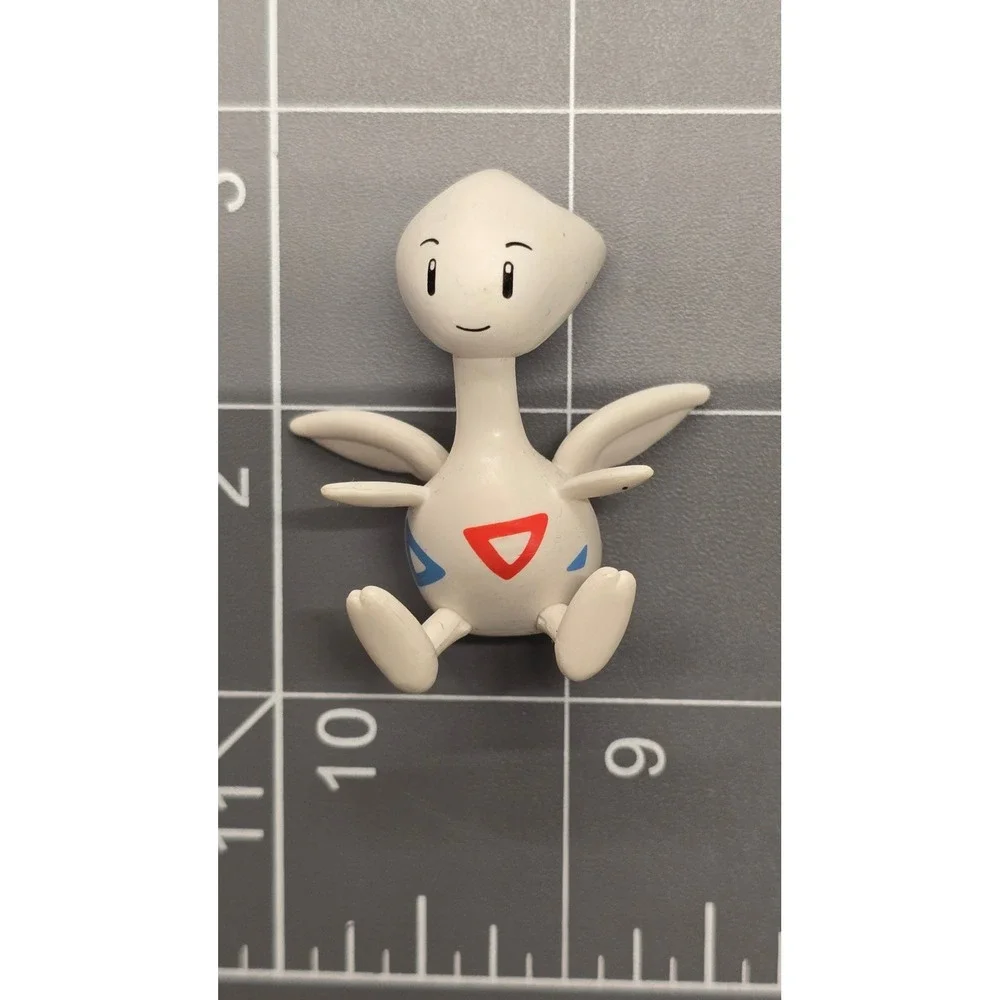 Pokemon Togetic Jazwares Battle Figure 2 Inch White Red Blue Mini Toy S7